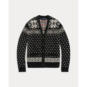 Polo Ralph Lauren Snowflake Cotton Cashmere Cardigan Size 2XLT 2XL Tall NEW $298